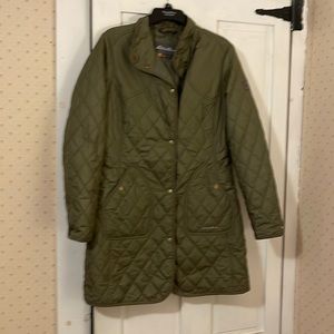 Ladies Eddie Bauer lightweight Quilted Coat Size Medium